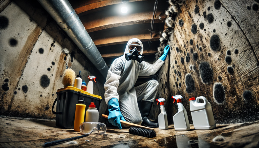 how to remove black mold